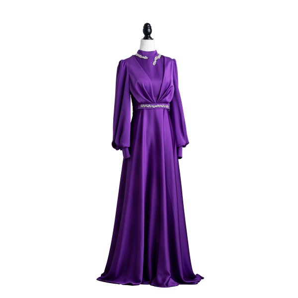 Purple Evening Dress