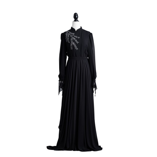 Tuay Black Evening Dress